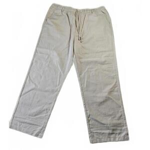 NWT Coofandy Men's 3X Casual Linen Viscose Pants 30" Inseam